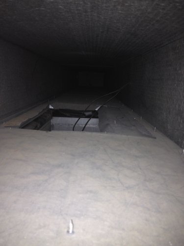 Clean duct after service